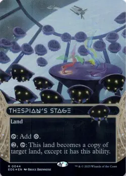 Thespian's Stage (0044) (Borderless Foil) EoE: Stellar Sights - Magic MTG NM - Image 1