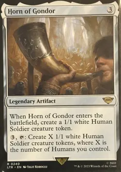 MTG Horn of Gondor LTR the Lord of the Rings: Tales of Middle-Earth. Rare NM - Image 1