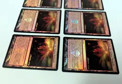 6X Valakut, the Molten Pinnacle Foil Pre Release Promos Magic MTG UNPLAYED NM - Image 2