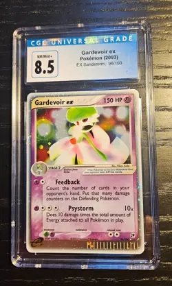 CGC 8.5 Gardevoir ex 2003 EX Sandstorm 96/100 Holo Pokemon Card - Image 1