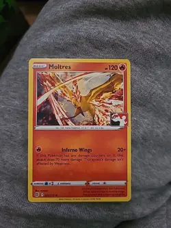Pokemon TCG Moltres 21/172 Play Prize Stamp Non-Holo - Image 1