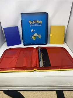 Vintage Pokemon 1999 Charmander 4-Pocket Card Binder/ 3-Ring Book Lot Nintendo - Image 4