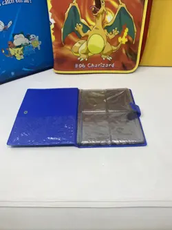 Vintage Pokemon 1999 Charmander 4-Pocket Card Binder/ 3-Ring Book Lot Nintendo - Image 5