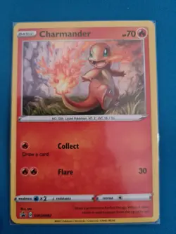 Charmander Holo SWSH092 Pokemon Card Battle Styles Black Star Promo - Image 2