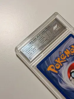 Pokemon Glurak 1 Edition (1999 Base Set) / Pristine CCG 10 Limited Silber Label - Image 4