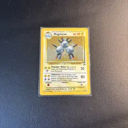 Pokemon TCG - Magneton 9/130 - Holo Rare - Base Set 2 - MP - Image 1