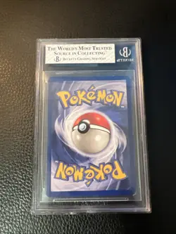 Lapras 10/62 Holo 1999 Pokemon Fossil Vintage WoTC BGS 7.5 NEAR MINT + - Image 2