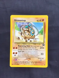 Pokemon Cards: Wizards Black Star Promo: Hitmontop 37 - Image 1