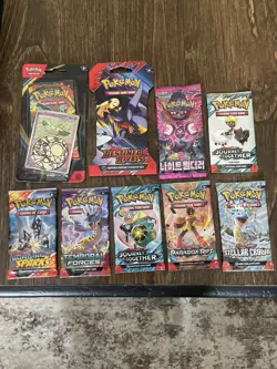pokemon pack lot (9 Packs!) blisters, Packs, BS Promo, Etc ALL SEALED/NEW LOT 1 - Image 1