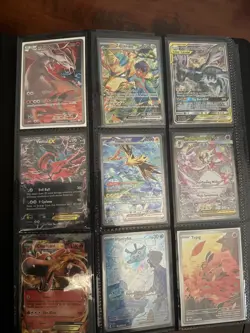 Pokemon binder collection, SIRs, IRs, Full Arts and EXs. Binder included. - Image 1