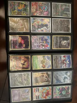 Pokemon binder collection, SIRs, IRs, Full Arts and EXs. Binder included. - Image 4