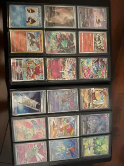Pokemon binder collection, SIRs, IRs, Full Arts and EXs. Binder included. - Image 5