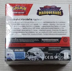 Pokemon Scarlet & Violet Twilight Masquerade Booster Box Sealed (English) - Image 2