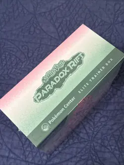 Paradox Rift Elite Trainer Box Pokemon center Edition Sealed TCG Iron Valiant 820650854163 - Image 5