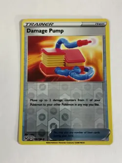 Pokemon TCG Lost Origin Heavy Ink Error Reverse Holo Damage Pump 156/196 NM - Image 1