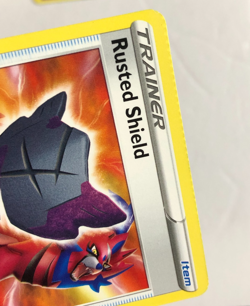 Pokemon TCG Shining Fates Crimp Error Rusted Shield 061/072 Near Mint - Image 2