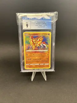 Pokemon TCG Zamazenta 102/185SWSH04: Vivid Voltage Holo Rare 2020 CGC 9 - Image 1