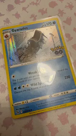 Gyarados - 022/078 - Rare Holo - Pokemon Go English - NEAR MINT - Image 2