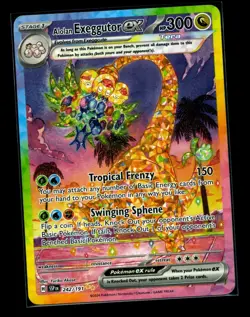 Pokemon Surging Sparks Alolan Exeggutor ex 242/191 Special Illustration Rare NM - Image 1