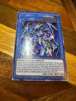 Archfiend's Awakening FIGA-EN031 1st Edition Secret Rare LP + BONUS - Image 1