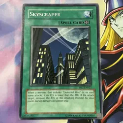 Yugioh! LP Skyscraper - DP1-EN021 - Rare - Unlimited Edition- LP - Image 1