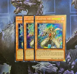 Aleister the Invoker x3 - Alternate Art - RA04-EN024 - Secret Rare - 1st Ed- VLP - Image 1