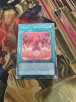 Magical Meltdown RA04-EN280 Platinum Secret Rare 1ST ED NM Yugioh - Image 1