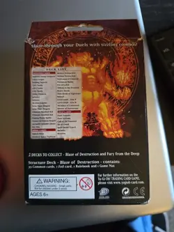 This Is A Yu-Gi-Oh! Blaze of Destruction Structure Deck. New - Image 2