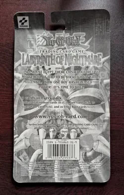 Yu-Gi-Oh Labyrinth of Nightmare Blister Booster Pack 1st Edition Konami (SEALED) - Image 2