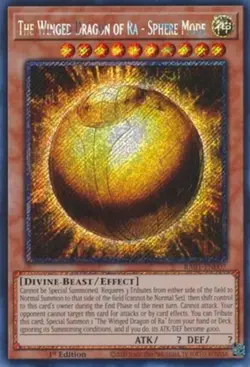 Yugioh! The Winged Dragon of Ra - Sphere Mode - RA01-EN007 - Platinum Secret Rar - Image 1