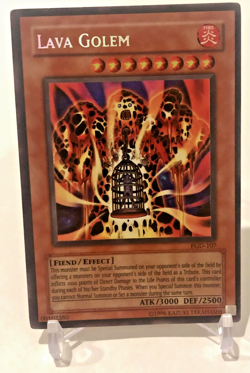Lava Golem, PGD-107 Secret Rare Yugioh TCG Lightly Played English - Image 1