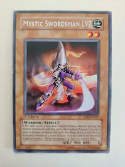 Mystic Swordsman LV2 SOD-EN011 1st Ed Rare LP - Image 2