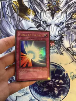 (HE) Mirror Force - PMT-P138 Portuguese - Ultra Rare - 1st Edition Yu-Gi-Oh LP - Image 2