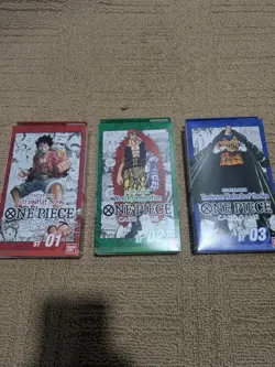 One Piece Card Game TCG: Starter Deck ST-01, ST-02, ST-03 All Sealed Lot - Image 1