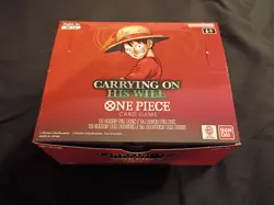 24x One Piece TCG OP13 Carrying On His Will - likely dead booster packs - Image 2