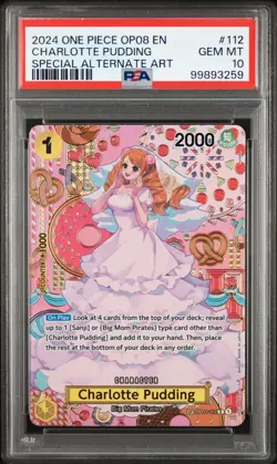 Charlotte Pudding SP OP03-112 OP08 Two Legends One Piece TCG - Image 1