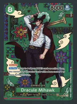 NM/M Dracule Mihawk (SP) OP14 The Azure Sea's Seven OP12-030 EN One Piece B13 - Image 1
