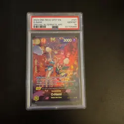 One Piece O-Nami Op06-101 Special Alt Art Psa 10 - Image 1