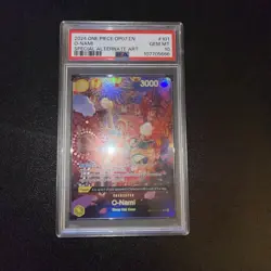 One Piece O-Nami Op06-101 Special Alt Art Psa 10 - Image 2
