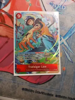 Trafalgar Law (Alt Art) OP14-009 SR THE AZURE SEA'S SEVEN English - Image 1
