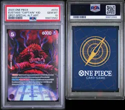 Eustass "Captain" Kid (SP) PSA 10 - One Piece OP07 OP05-074 English 2024 - Image 3