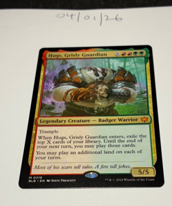 Magic the Gathering MTG Hugs, Grisly Guardian x1 Mythic Card NM/M - Image 1