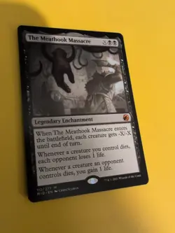 The meathook massacre. MID MYthic MTG Card. legendary enchantment - Image 5