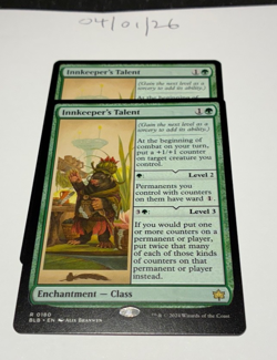 Magic the Gathering MTG Innkeeper's Talent x2 Rare Cards NM/M Bloomburrow - Image 1