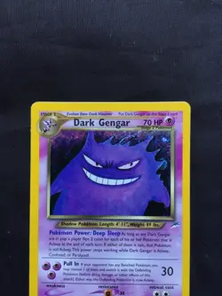 Pokemon Cards: Neo Destiny Rare Holo: Dark Gengar 6/105 - Image 2
