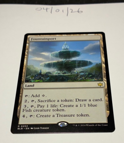 Magic the Gathering MTG Fountainport x1 Rare Card NM/M Bloomburrow - Image 1
