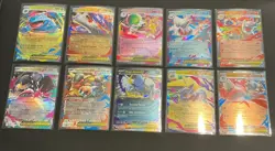 Mega Evolutions EX Pokemon Card Lot 10 Cards - Image 1