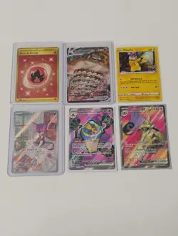 Pokemon Purrloin Illustration Rare/Pikachu Pokemon Go Promo/Full Art Holo Cards - Image 1
