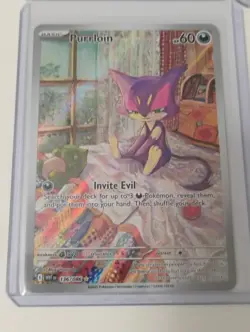 Pokemon Purrloin Illustration Rare/Pikachu Pokemon Go Promo/Full Art Holo Cards - Image 4