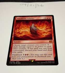 Magic the Gathering MTG Nibelheim Aflame x1 Mythic Card NM/M - Image 1